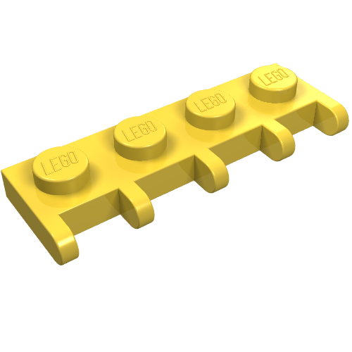 Lego Hinge Vehicle Roof Holder 1 x 4 / Yellow