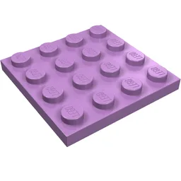Plate 4 x 4 / Medium Lavender
