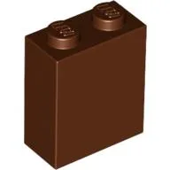 Brick 1 x 2 x 2 with Inside Stud Holder / Reddish Brown