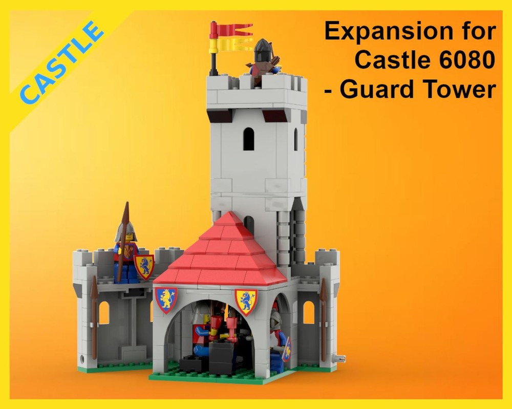 Lego Classic Castle Expansion - 6080 - Guard Tower