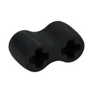 Technic Axle Connector Double Flexible [Rubber]