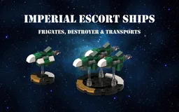Imperium - Escort Ship & Squadron / Gothic Colour Scheme (Tabletop Scale)