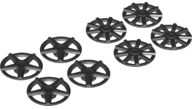 Lego Wheel Cover 5 Spoke and 9 Spoke for Wheel 72206pb01, 8 in Bag - 4 of Each (Multipack)