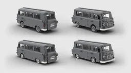 Barkas B1000 Bus / Van Gray