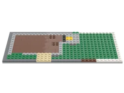 Plate (3 of 3) for LEGO Set 5891 - Apple Tree House