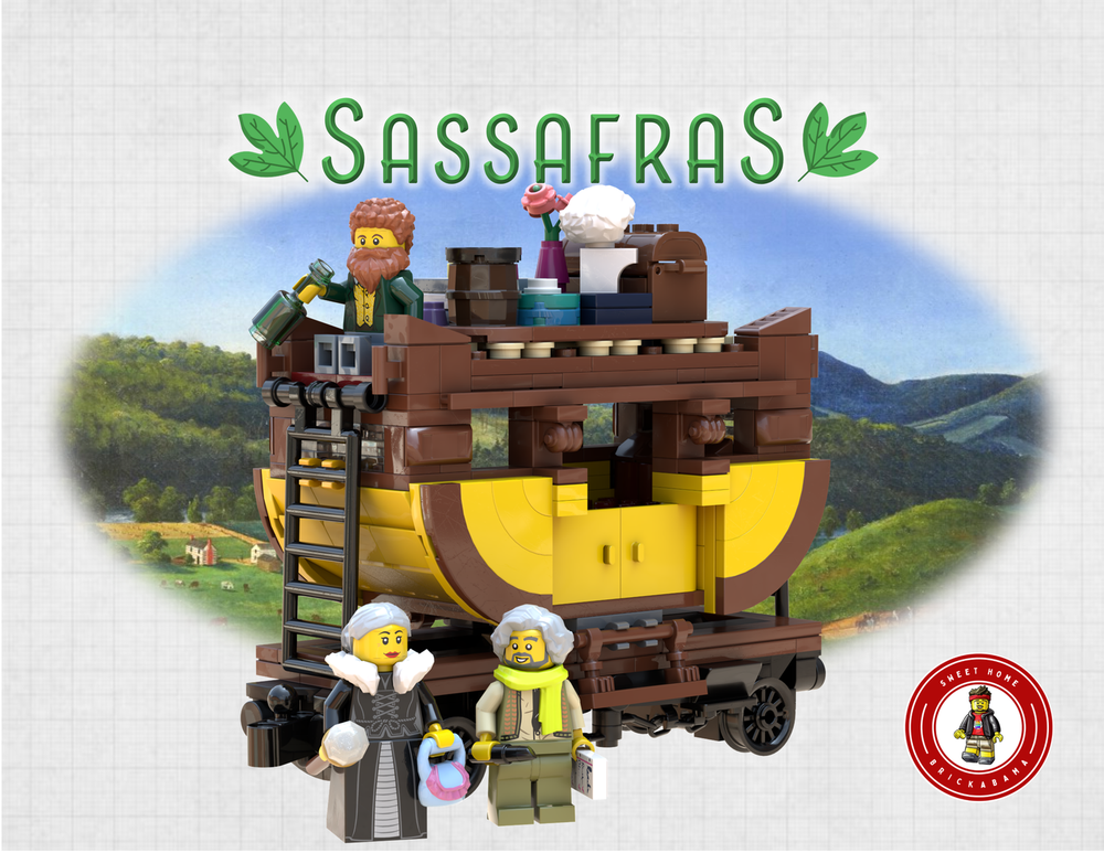 Lego SHB Sister Steamers - Series #1: 1839 - Passenger Coach