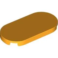 Tile Round 2 x 4 / Bright Light Orange