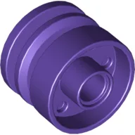 Wheel 18 x 14 with Pin Hole, Fake Bolts and Shallow Spokes / Dark Purple