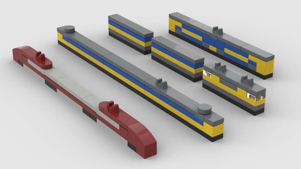 Lego Dutch NS trains (Netherlands)
