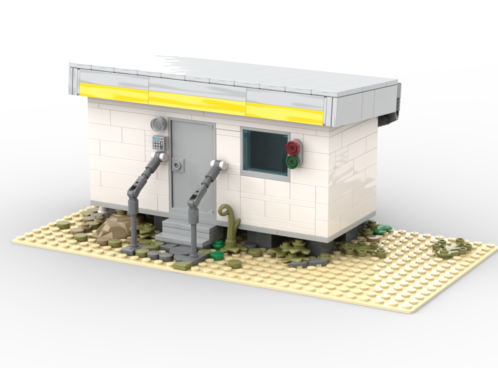 Lego Concrete Plant Workers Hut