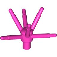 Lego Plant, Flower Stem with Bar and 6 Stems / Dark Pink