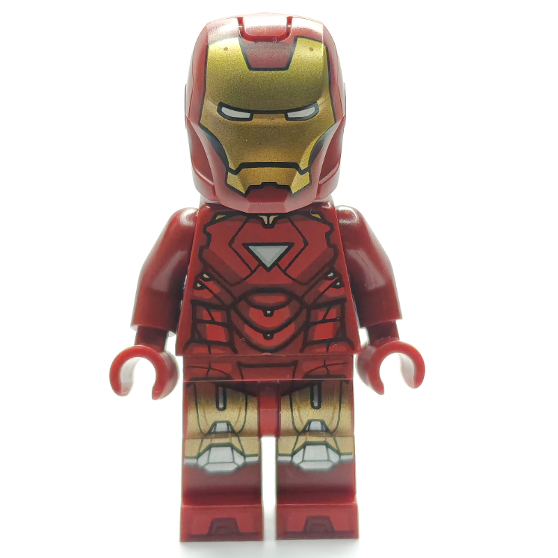 Lego Iron Man Mark 6 Armor, Trans-Light Blue Head