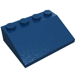 Brick Sloped 33° 3 x 4 / Dark Blue