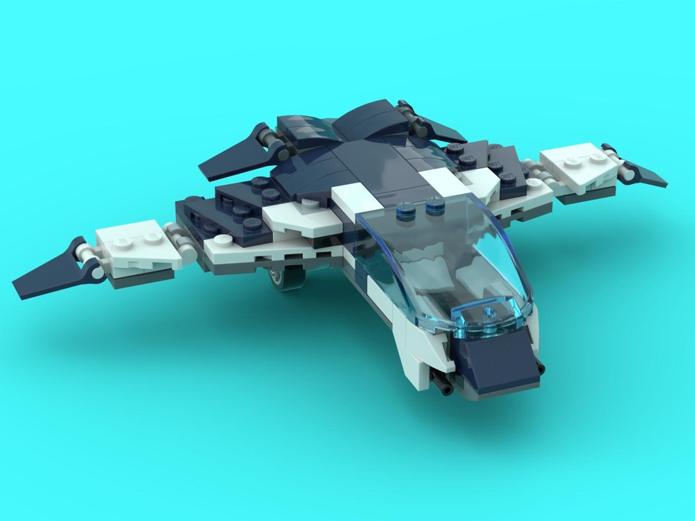 Lego Quinjet Avengers Tower style / based on Avengers AOU