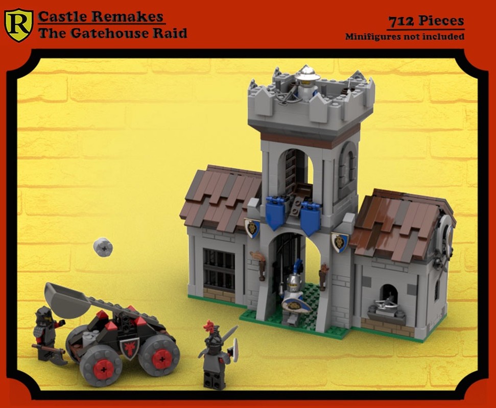 Lego Castle Remakes - The Gatehouse Raid