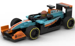2021 McLaren MCL35M Monaco Gulf Formula One F1 Car