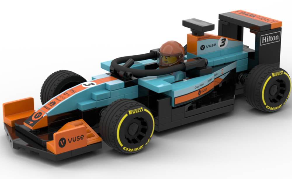 Lego 2021 McLaren MCL35M Monaco Gulf Formula One F1 Car