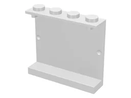 Panel 1 x 4 x 3 [Solid Studs] / White
