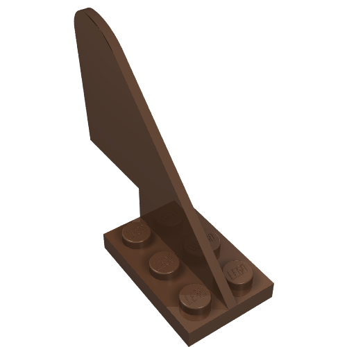 Lego Tail Old / Brown