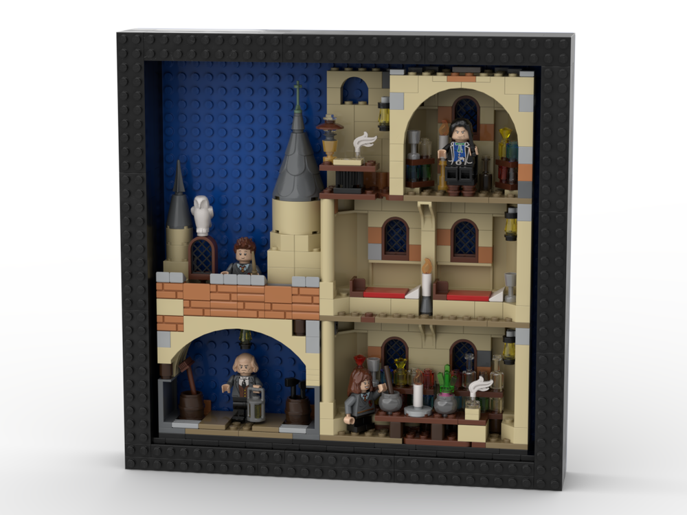 Lego Harry Potter in photo frame