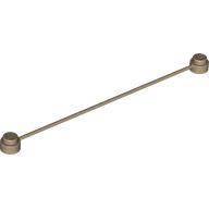 Lego String with End Studs 11L Overall / Dark Tan