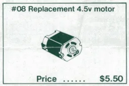 4.5V Replacement Motor