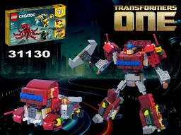 Optimus Prime (Transformer One ) using LEGO Creator 31130: Sunken Treasure Mission