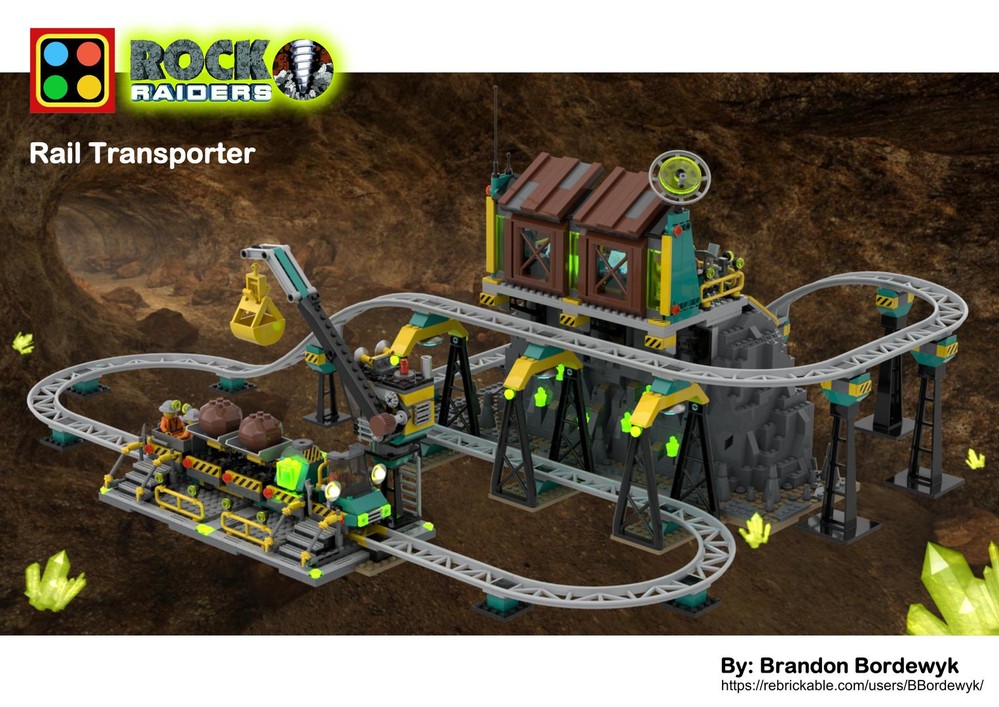 Lego Rail Transporter