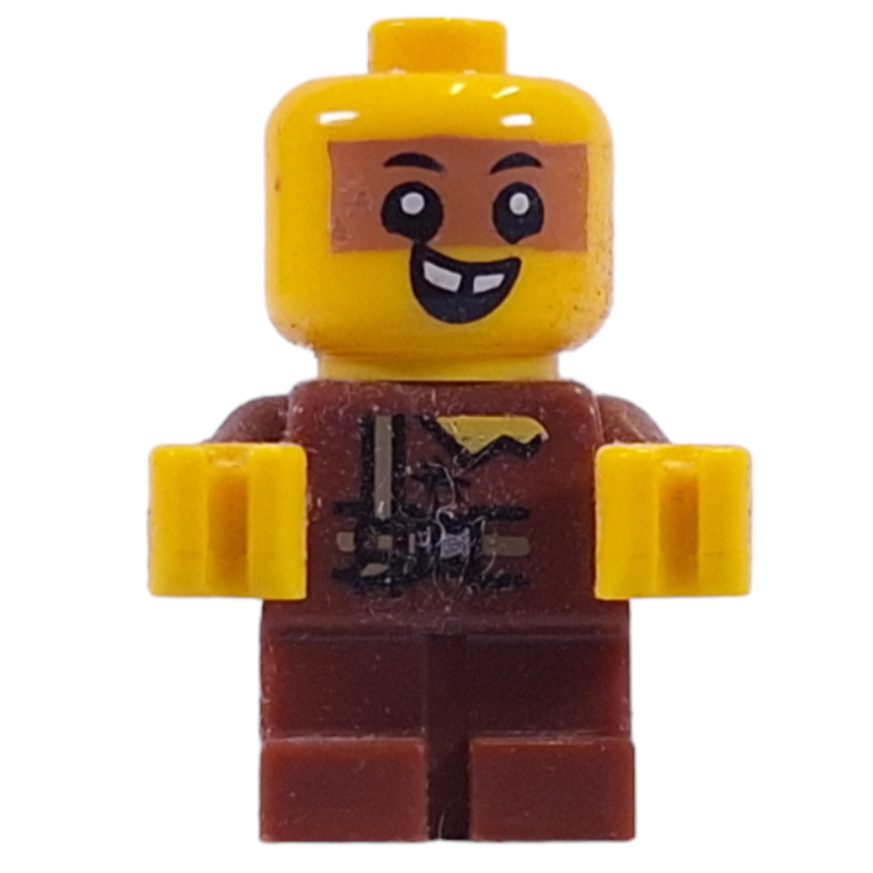Lego Sewer Baby with Orange Stripe Across Eyes
