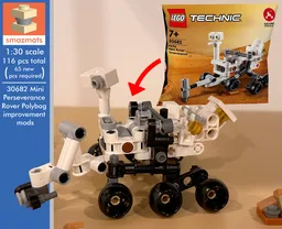30682 Mini Perseverance Rover Polybag improvement mods