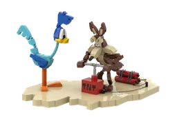 Roadrunner and Wile E Coyote