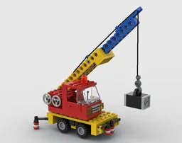 Mini 855 Mobile Crane in Minifigure scale