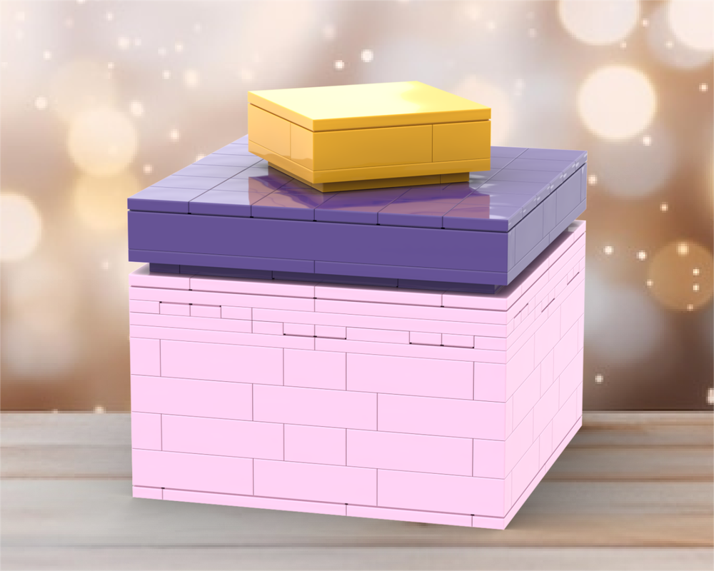 Lego Upscaled 2x2 present