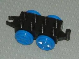Duplo Train Base 2 x 4 with Blue Wheels