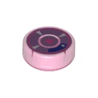 Tile Round 1 x 1 with Detonator Print