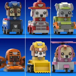 Paw Patrol Brickheadz Collection Bundle