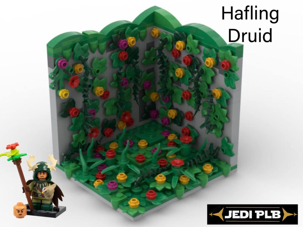 Lego Dungeons And Dragons Hafling Druid Display