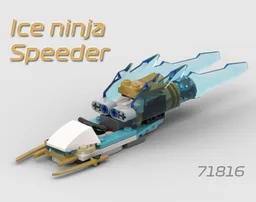71816 Ice ninja speeder
