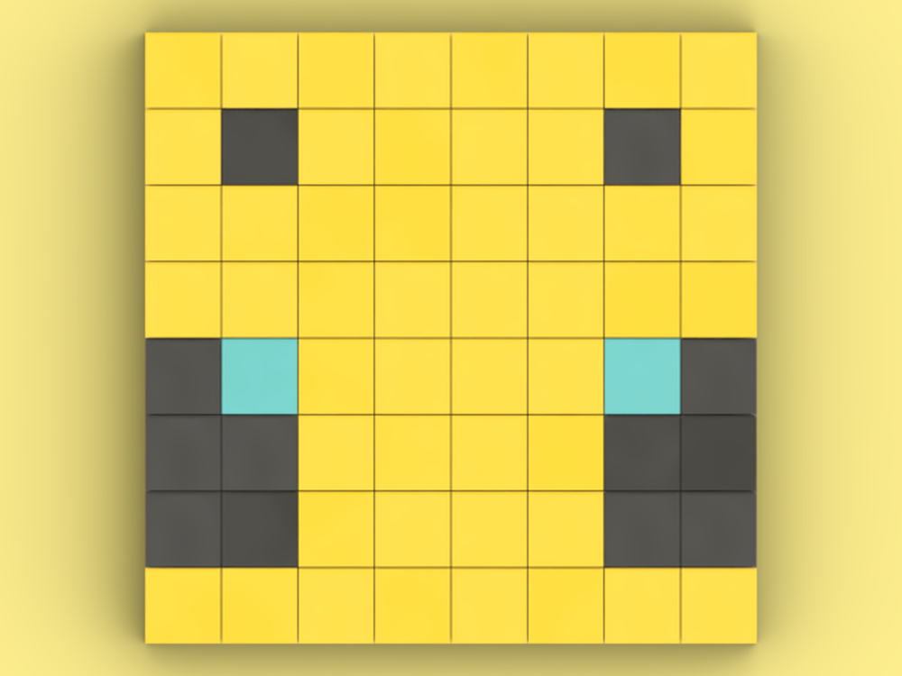 Lego Bee Pixel Art