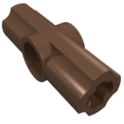 Technic Axle and Pin Connector Angled #2 - 180° / Brown
