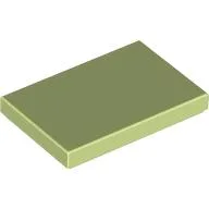 Tile 2 x 3 / Yellowish Green