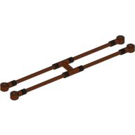 Lego Equipment Stretcher Holder / Reddish Brown