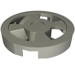 Weapon Disc / Flat Silver