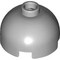 Brick Round 2 x 2 Dome Top, Vented Stud / Light Bluish Gray