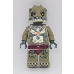 Crocodile Warrior with Tan Jaw