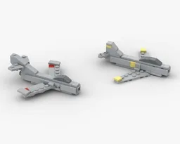 F-86 & Mig-15 - 1/110 scale