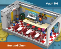 LEGO - Fallout 4 - Vault 101 Bar and Diner