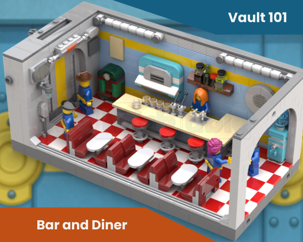 LEGO - Fallout 4 - Vault 101 Bar and Diner