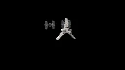 Micro size Imperial shuttle & T.I.E fighters