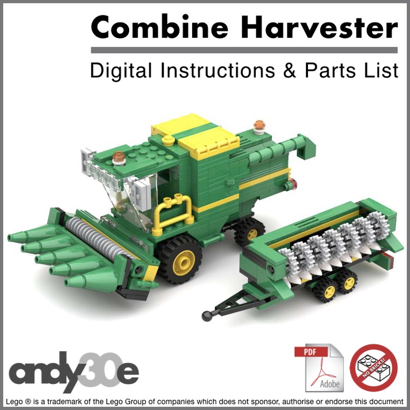 Lego Combine Harvester Set
